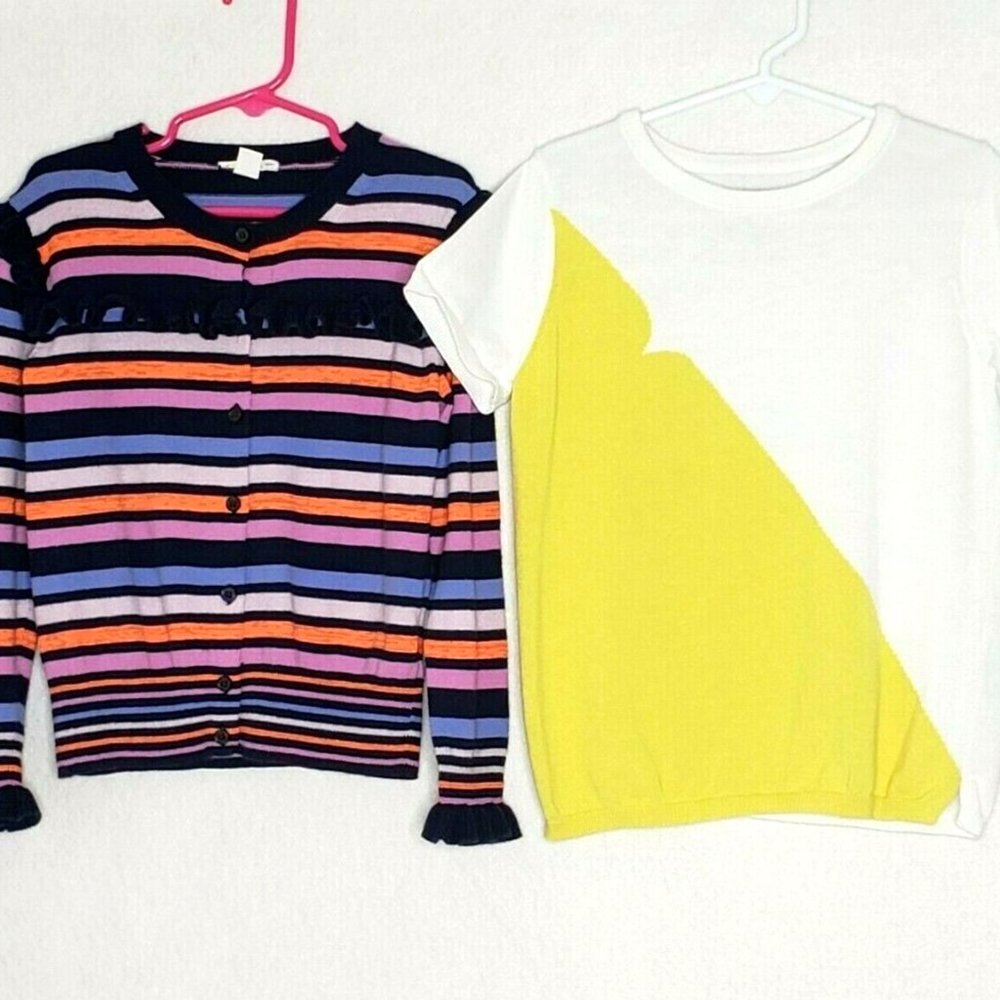 Crewcuts & Hunter for Target Size 6 6X 7 Lot of 2 Sweater Tops Cardigan Pullover